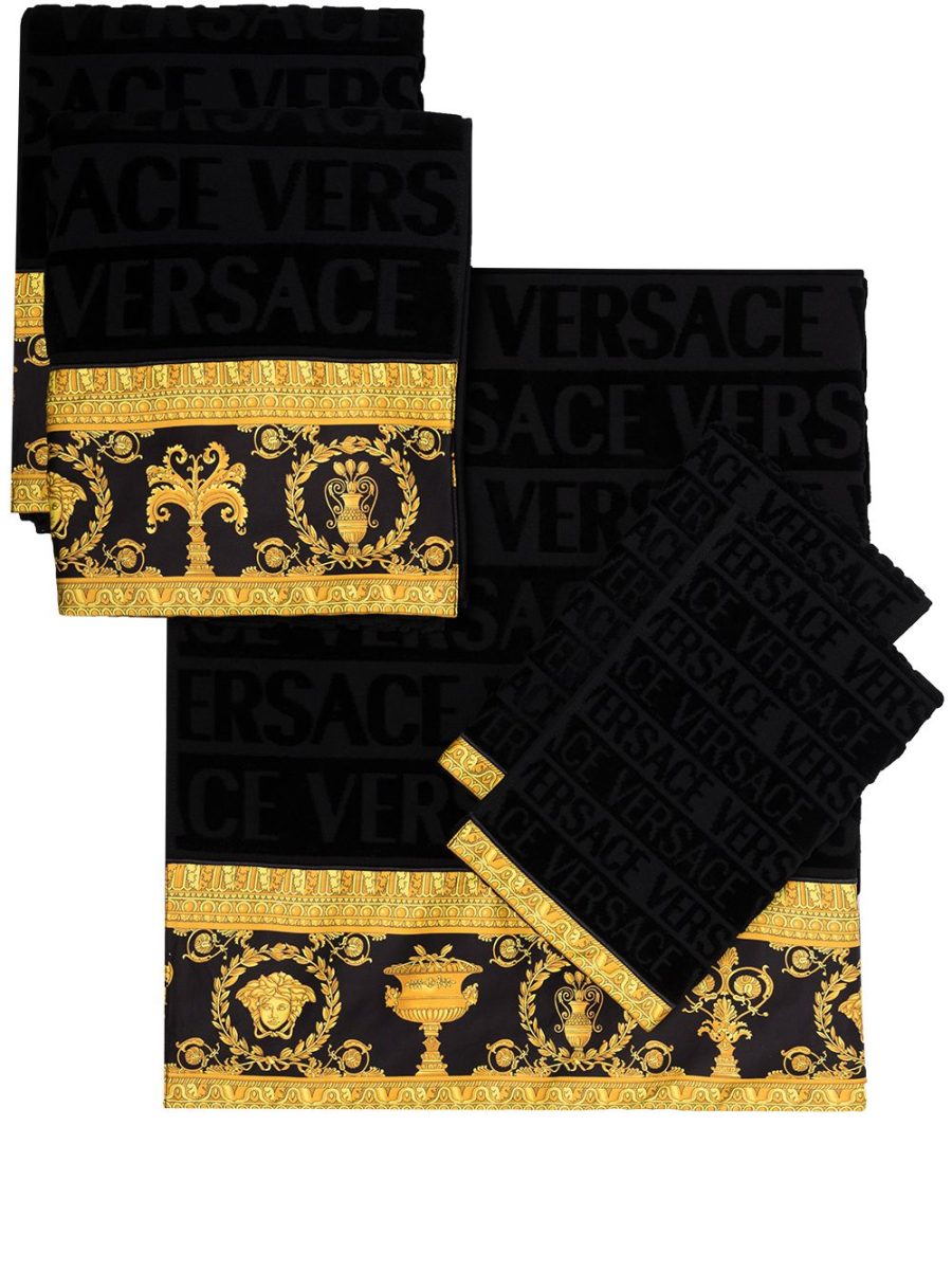 VERSACE I Heart Baroque 5 Set Bath Set Black