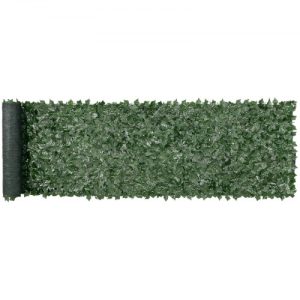 VEVOR Ivy Privacy Fence, 39 x 158in Artificial Green Wall Screen, Greenery Ivy Fence with Mesh Cloth Backing and Strengthened Joint, Faux Hedges Vine Leaf Decoration for Outdoor Garden, Yard, Balcony