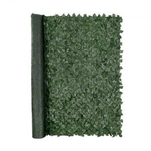 VEVOR Ivy Privacy Fence, 96 x 72 in Artificial Green Wall Screen, Greenery Ivy Fence with Mesh Cloth Backing and Strengthened Joint, Faux Hedges Vine Leaf Decoration for Outdoor Garden, Yard, Balcony