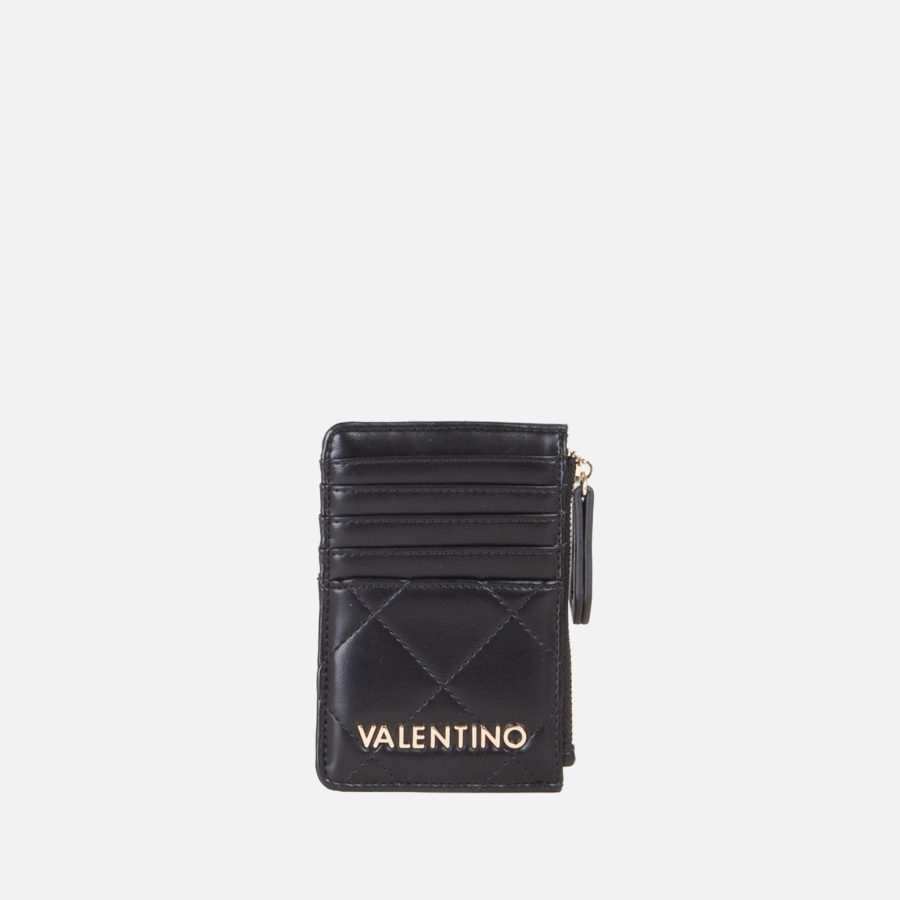 Valentino Women's Nur Re Credit Card Case - Nero