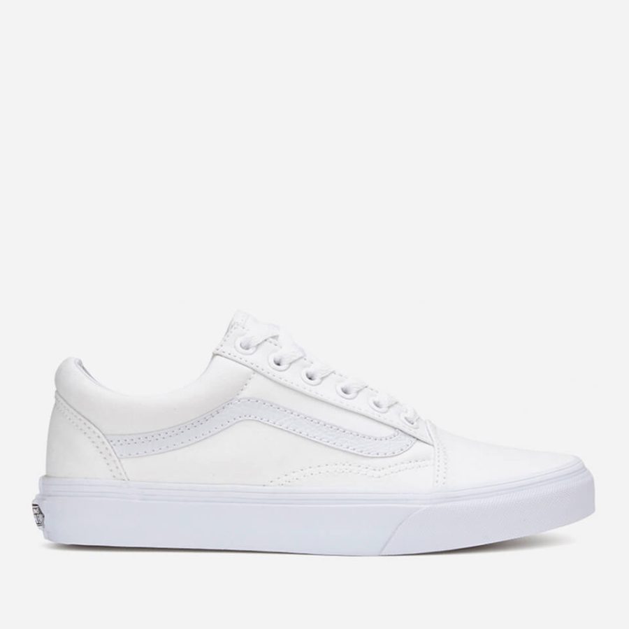 Vans Old Skool Trainers - True White - UK 3