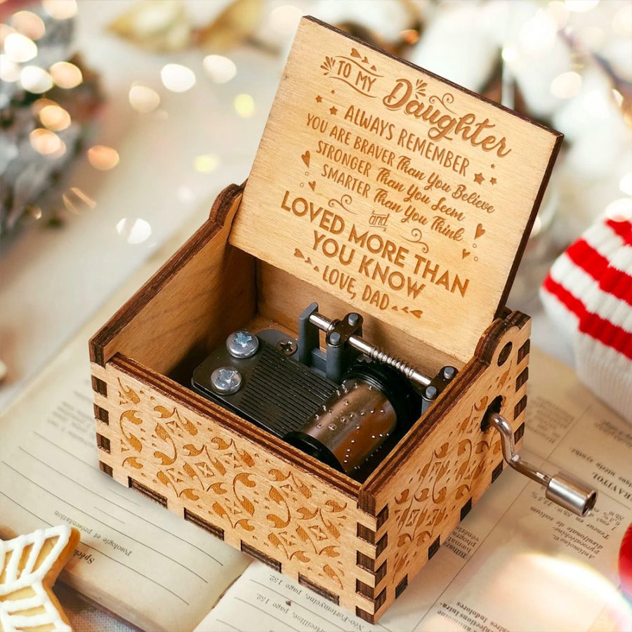 Vintage Wooden Music Box