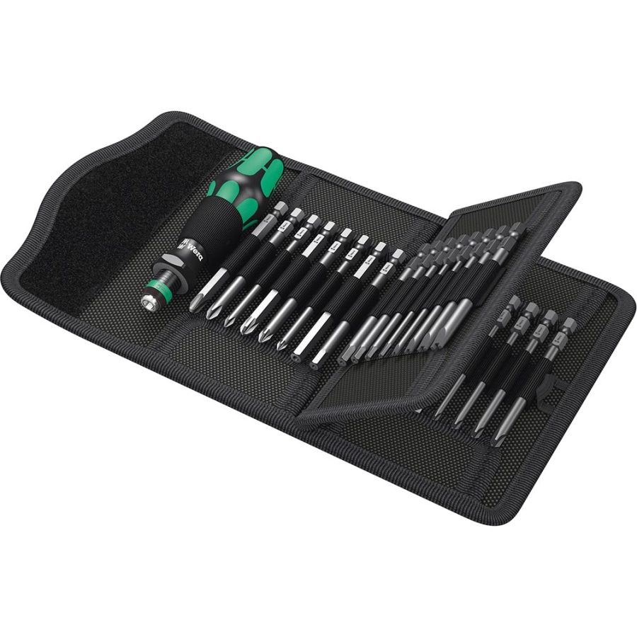 WERA 05059297001 Kraftform Bitholding Screwdriver and Pouch 33 Piece Set