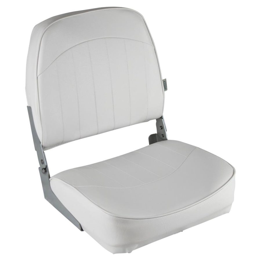 WISE D734PLS710 8WD734PLS-710 Standard Low Back Boat Seat, White