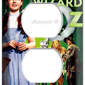 WIZARD OF OZ DOROTHY SCARECROW TOTO POWER OUTLET WALL PLATE KIDS BEDROOM DECOR