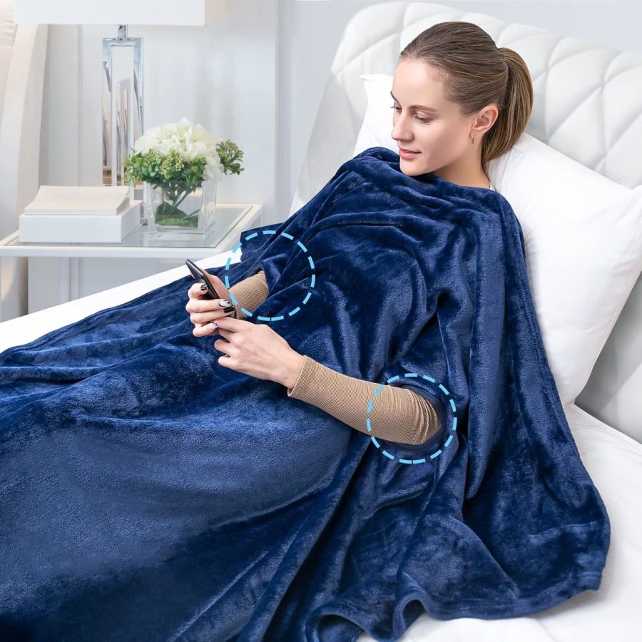 Wearable Hug Throw Blanket - Lazy Phone Tv Blanket Keep Your Hands Free, Couch/S