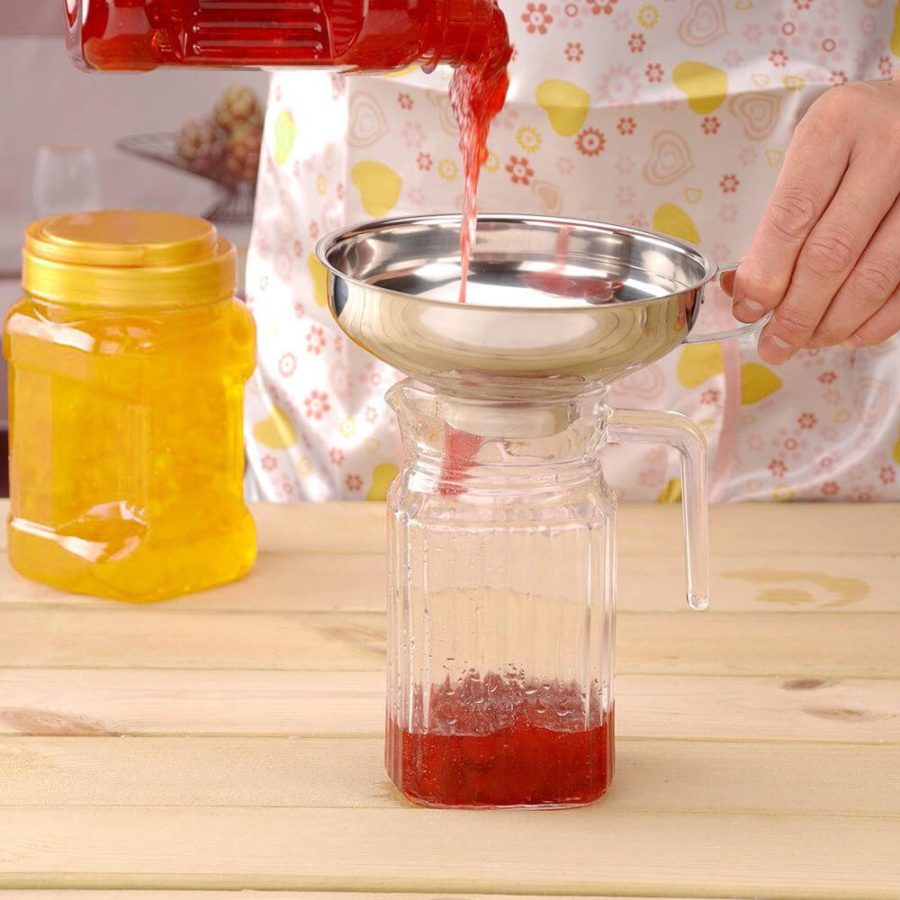 Wide Mouth Stainless Steel Canning Funnel