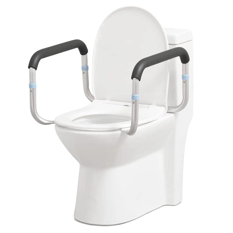 Width Adjustable - 300LBS Capacity Toilet Safety Rail