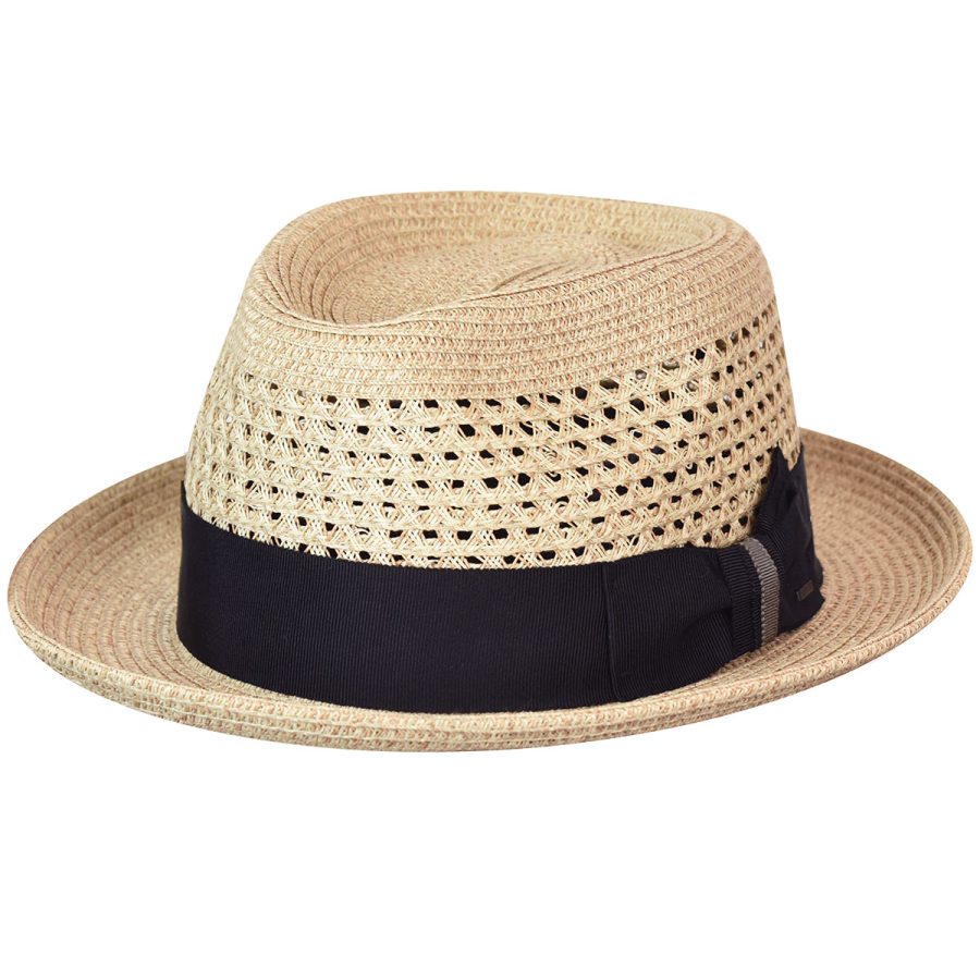 Wilshire Braided Fedora - Sand/S