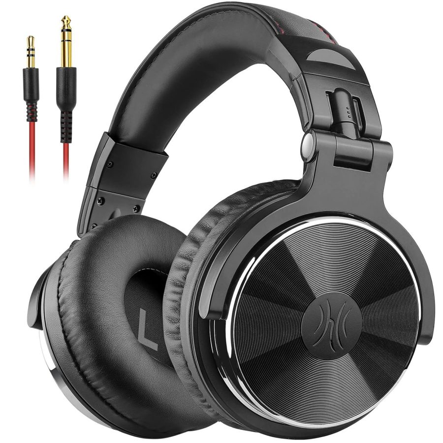 Wired Over Ear Headphones Studio Monitor & Mixing Dj Stereo Headsets With 50Mm N