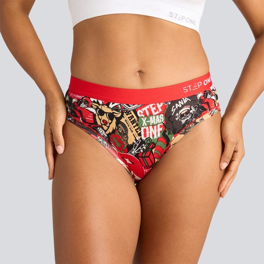 Women's Bikini Brief - Bad Santas