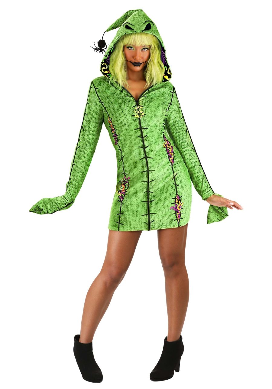 Women's Deluxe Disney Oogie Boogie Hoodie Costume Dress