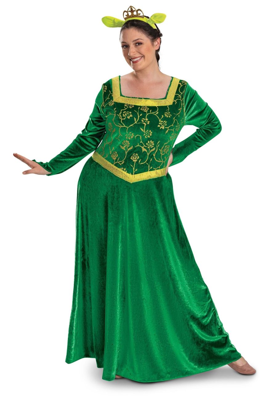 Women's Deluxe Shrek Fiona Costume Dress