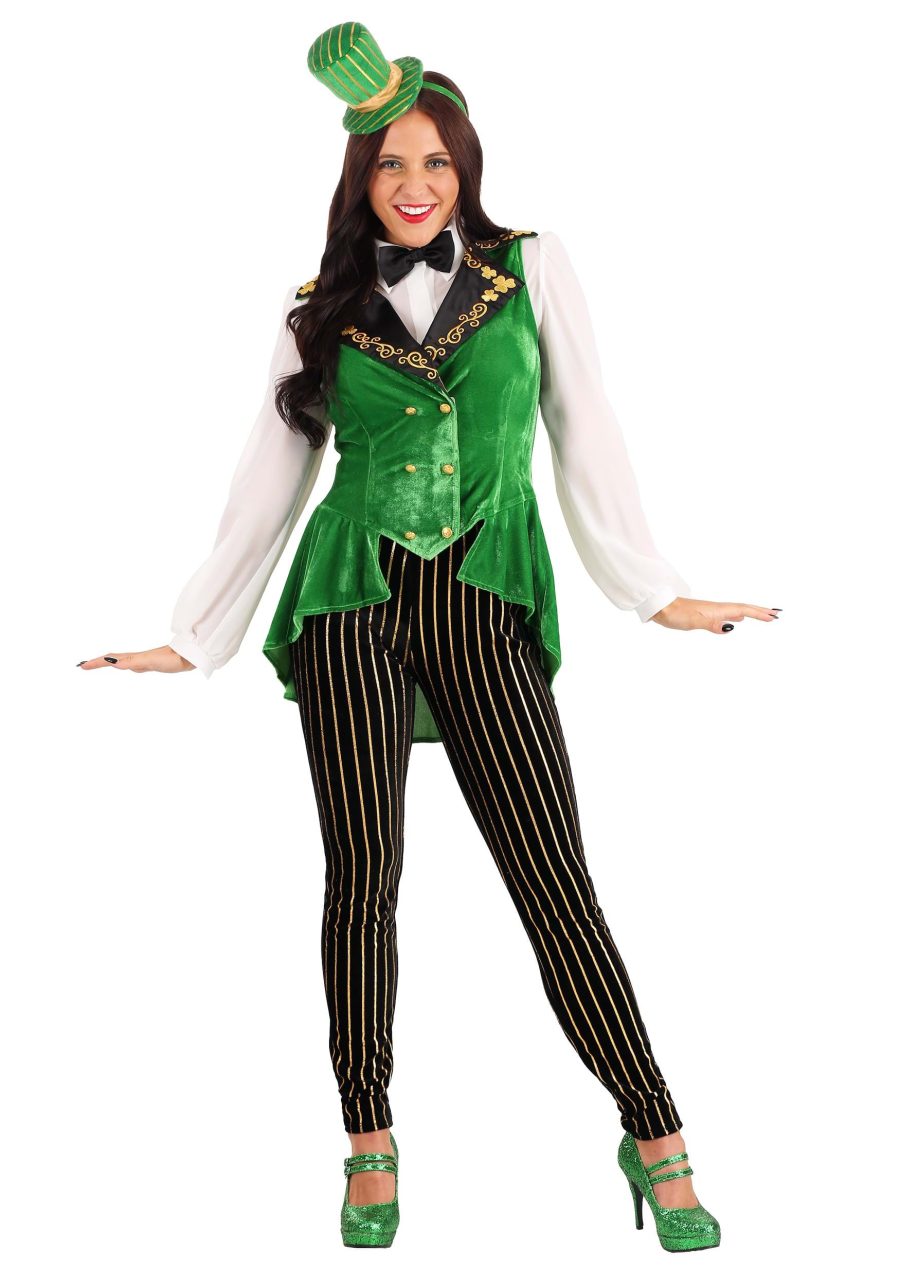 Women's Lavish Leprechaun Costume