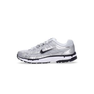 Women's Low Shoe Wmns P-6000 White/black/metallic Silver