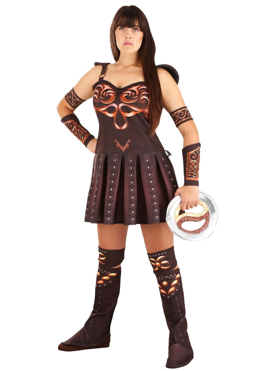 Women's Plus Size Xena Warrior Princess Costume