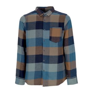 Young Fella Men's Long Sleeve Shirt L/s Shirt Blue Beryl