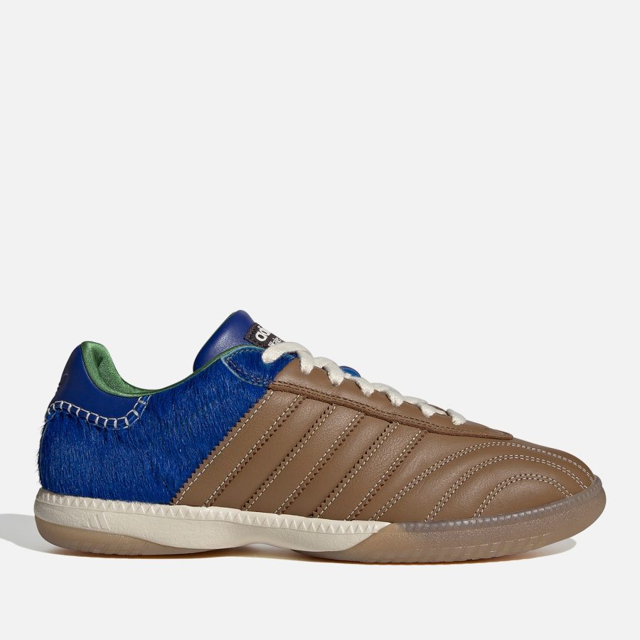 adidas x Wales Bonner Samba Millennium Leather and Pony Hair Trainers - UK 7