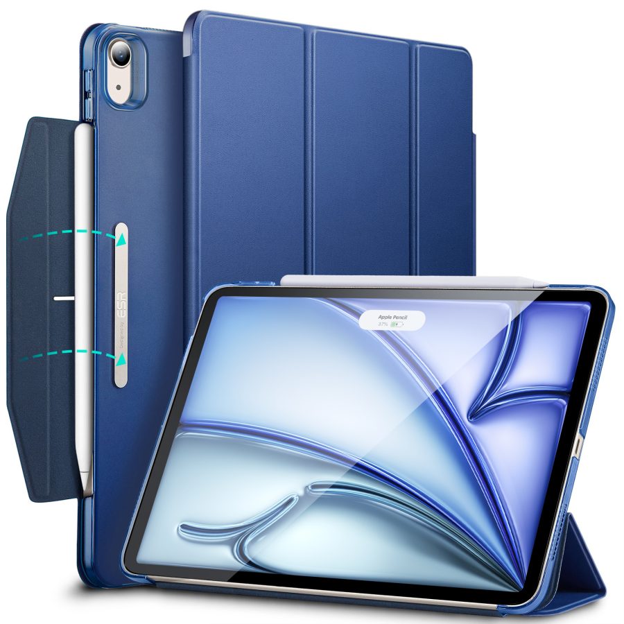 iPad Air 11 (2024), Air 10.9 (5th/4th Gen) Ascend Trifold Case Navy Blue