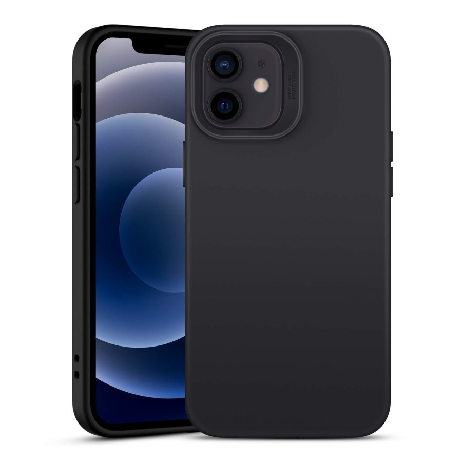 iPhone 12/12 Pro Cloud Soft Silicone Case Black