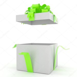 open gift box