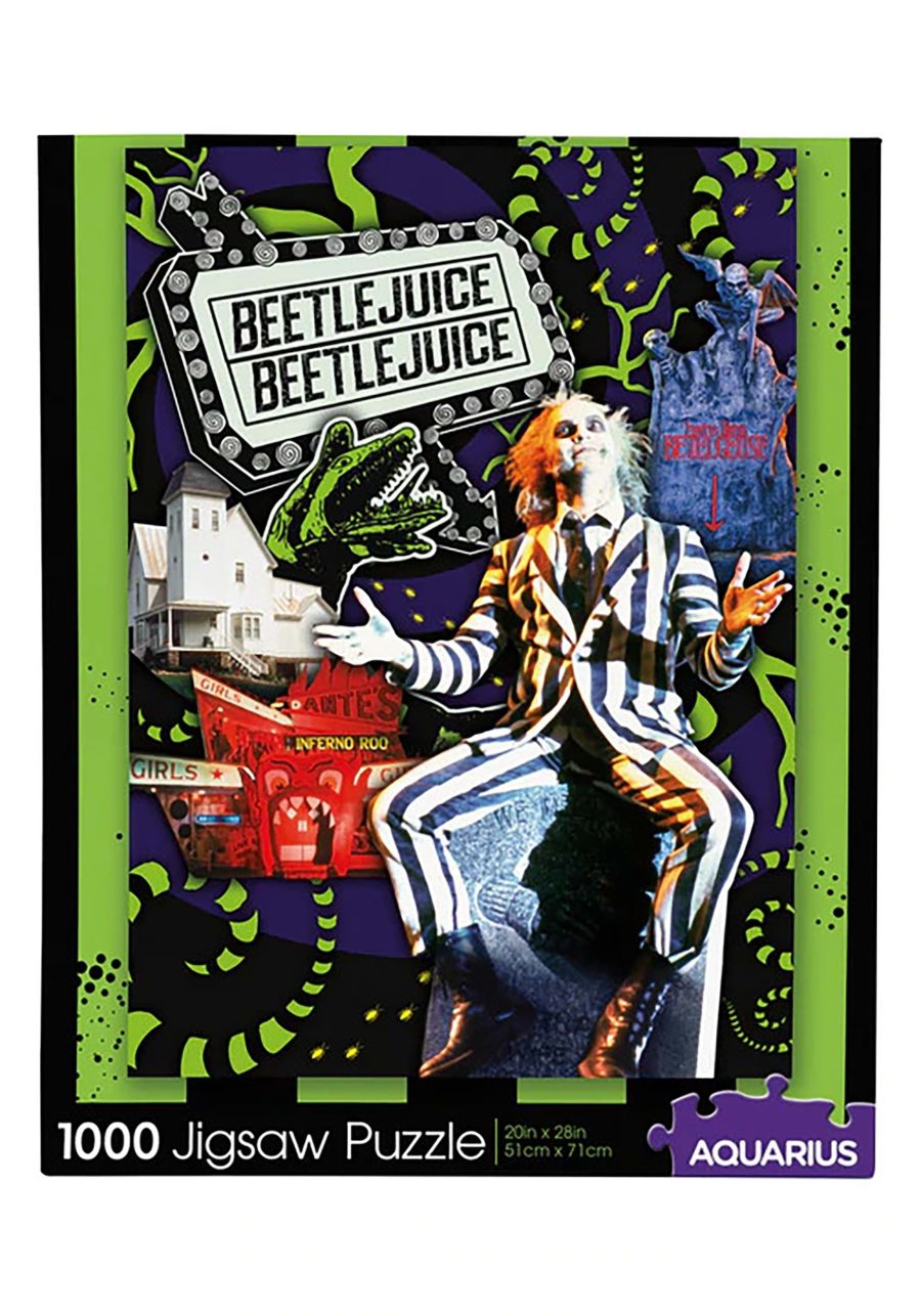 1000 Piece Beetlejuice Collage Puzzle