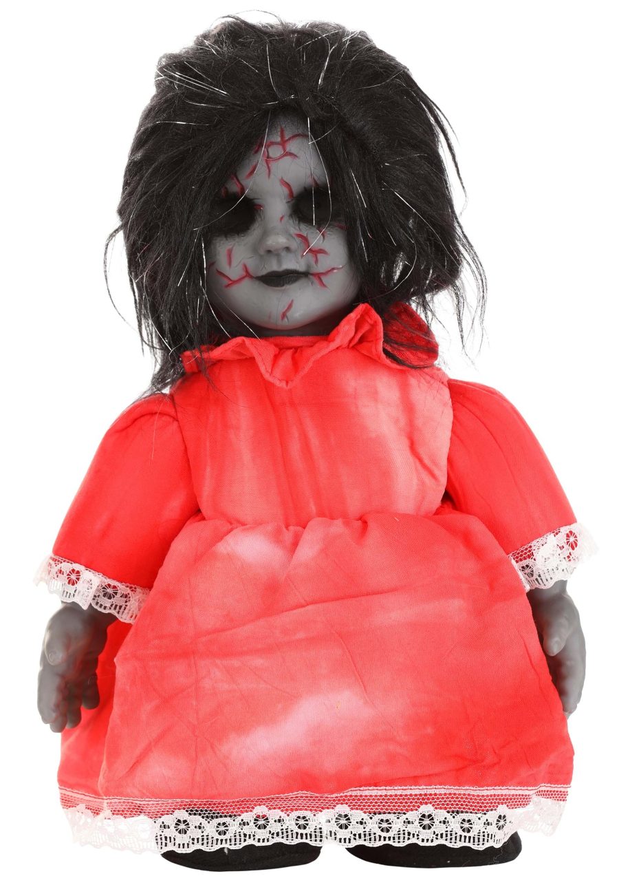 12-Inch Haunted Heather Scary Doll Decoration