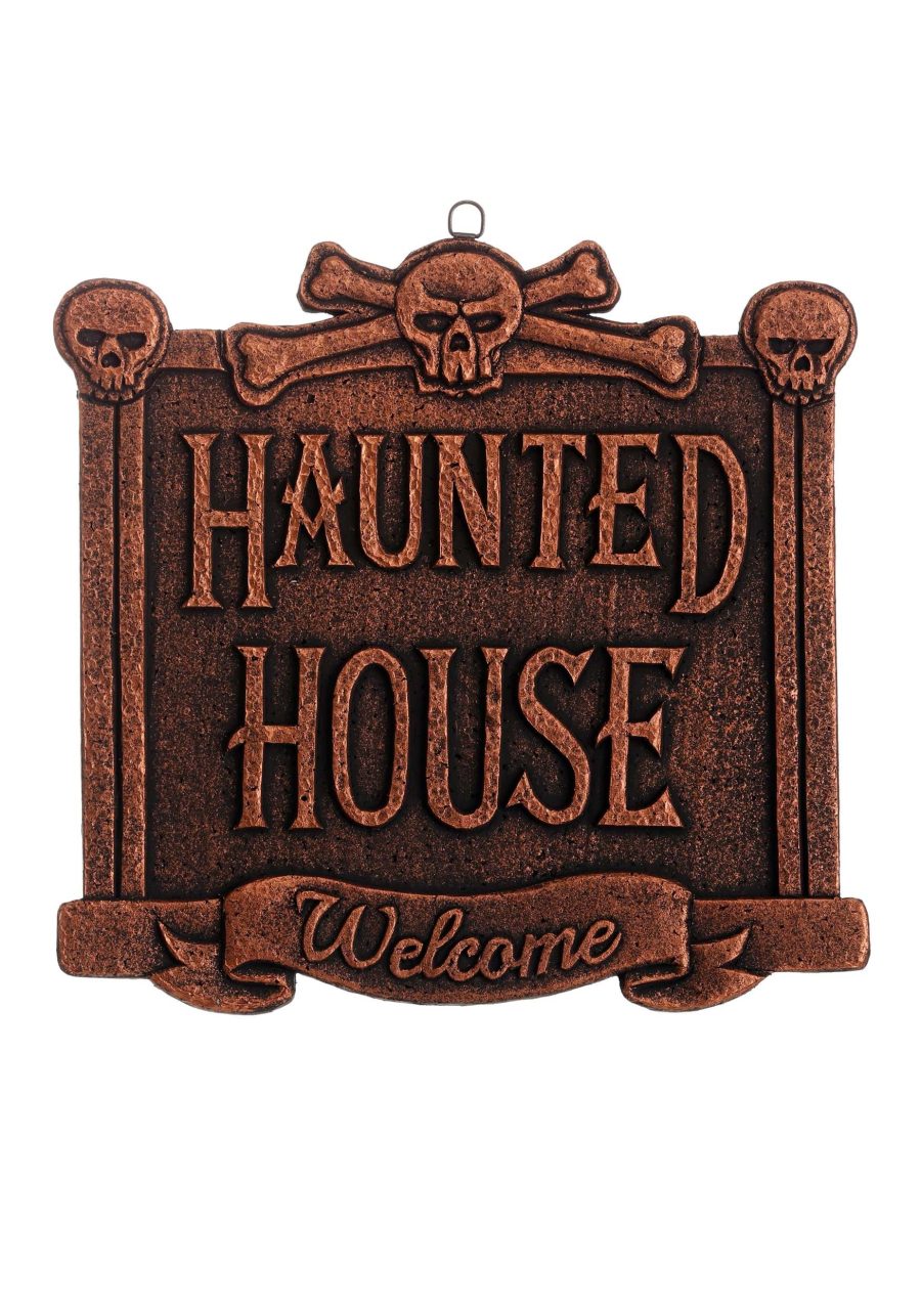 13 Haunted House Sign Decoration