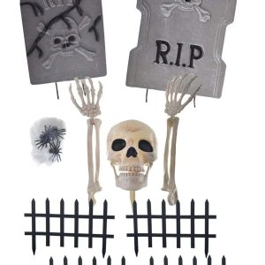 18 Piece Cemetery Prop Kit