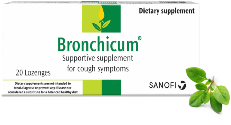 2 pcs Bronchicum cough lozenges, cough suppressant and expectorant // Fast deliv