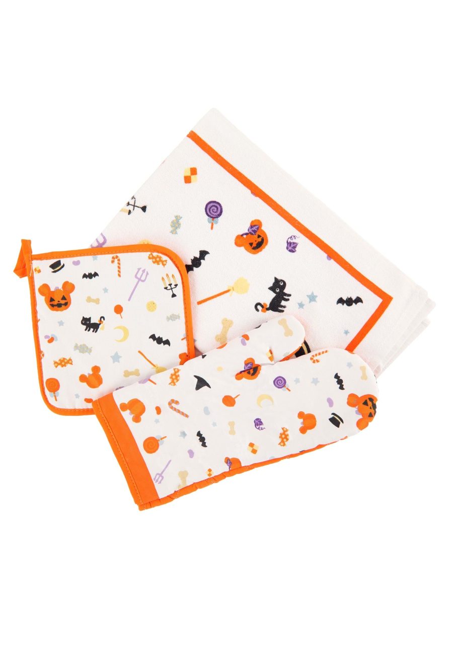 3 Piece Disney Mickey Halloween Treats Textile Set