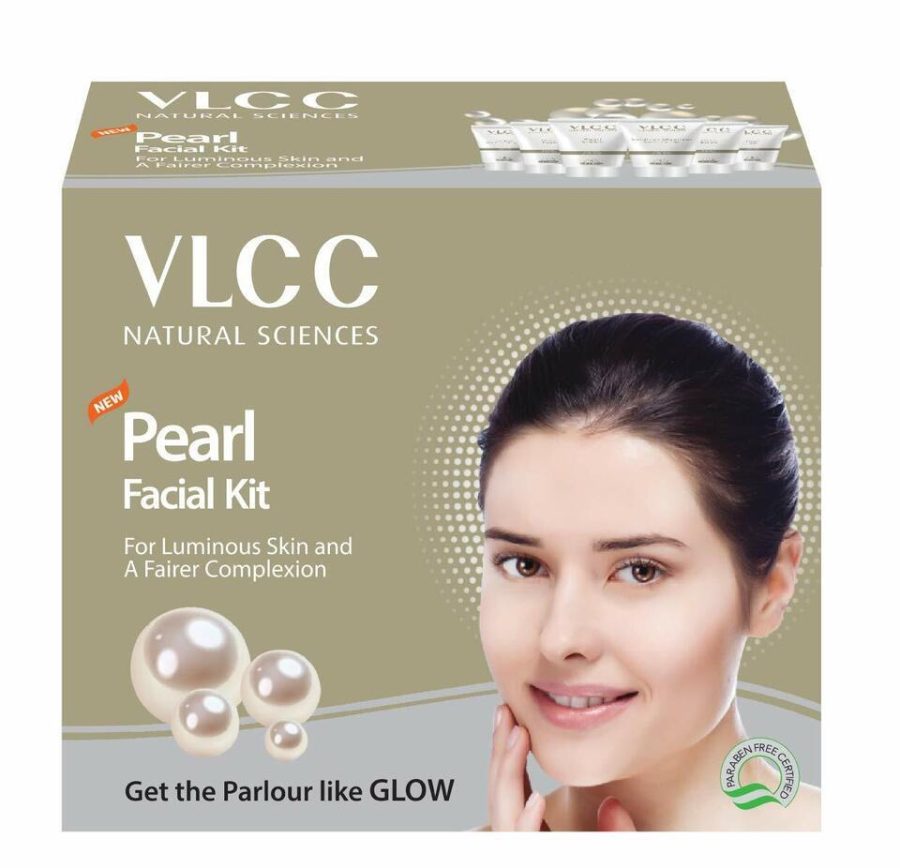 6x vlcc Pearl facial kit instant glow Gives Fair and Radiant Complexion 60 gm