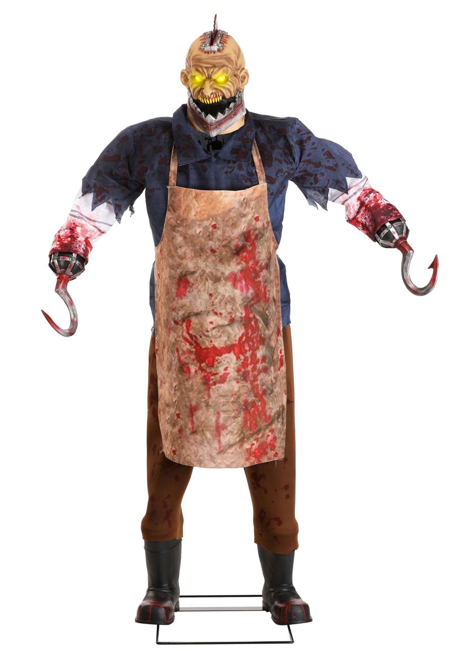 7.5FT Animated Bloody Buzzhead Butcher Decoration