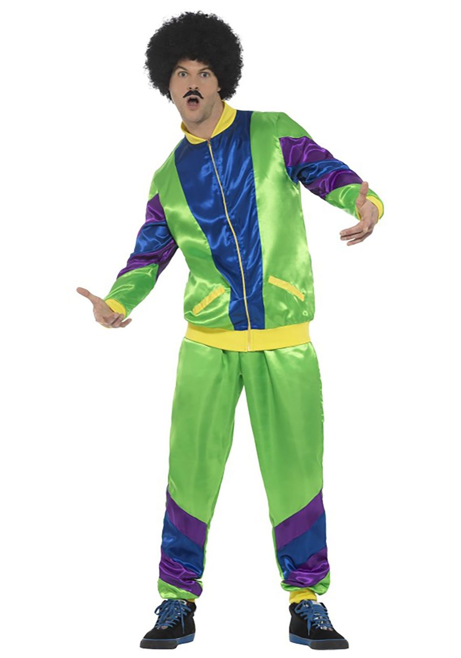 80s Men's Tracksuit Costume