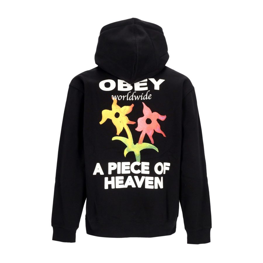 A Piece Of Heaven Men's Hoodie Premium Hooded Fleece Black