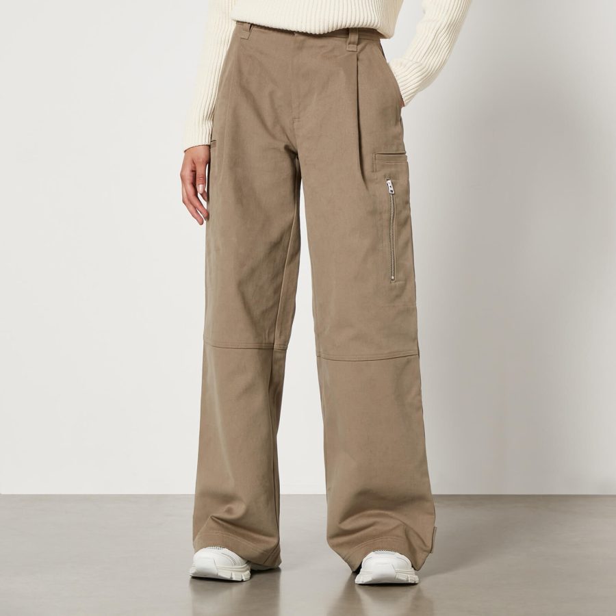 AMI Cotton Cargo Trousers - M