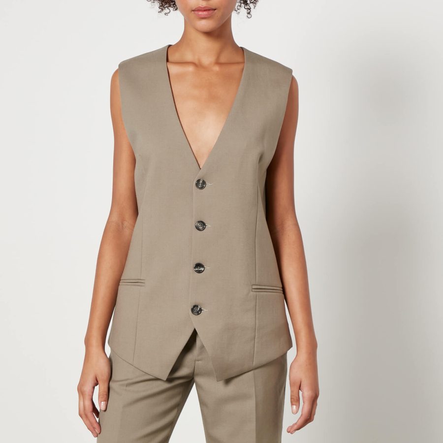 AMI Wool-Twill Waistcoat - M