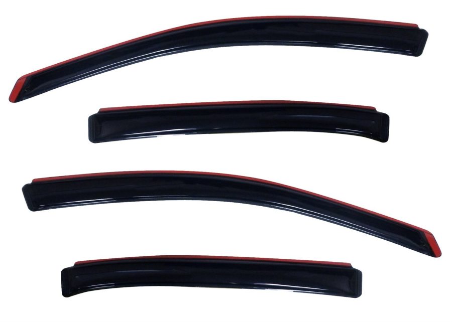 AVS 194194 In-Channel Ventvisor / Rain Guards | Fits 2010 - 2018 Ford Taurus- Smoke, 4 pcs.