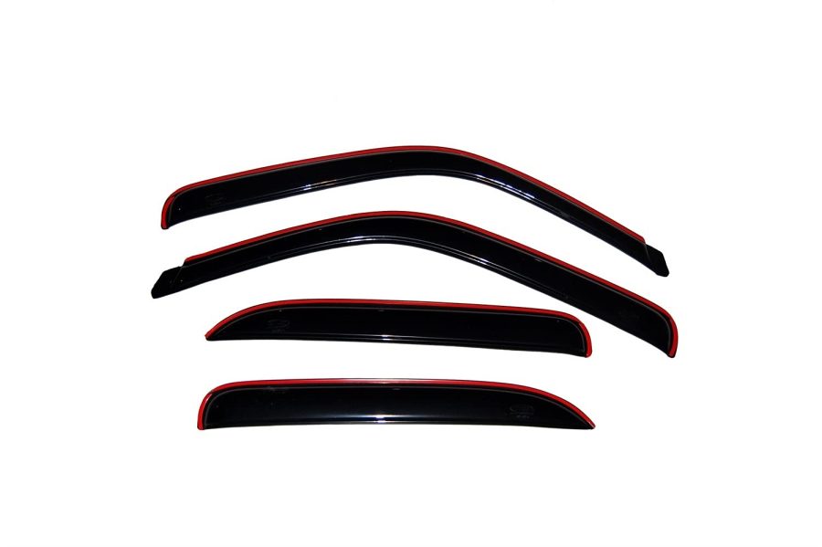 AVS 194304 In-Channel Ventvisor / Rain Guards | Fits 2002 - 2006 Cadillac Escalade, 2000 - 2006 Chevrolet Tahoe/GMC Yukon, 2001 - 2006 Yukon Denali- Smoke, 4 pcs.