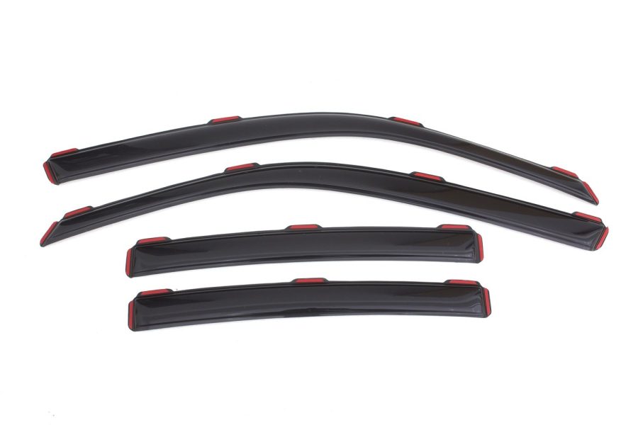 AVS 194313 In-Channel Ventvisor / Rain Guards | Fits 2011 - 2023 Dodge Charger- Smoke, 4 pc.