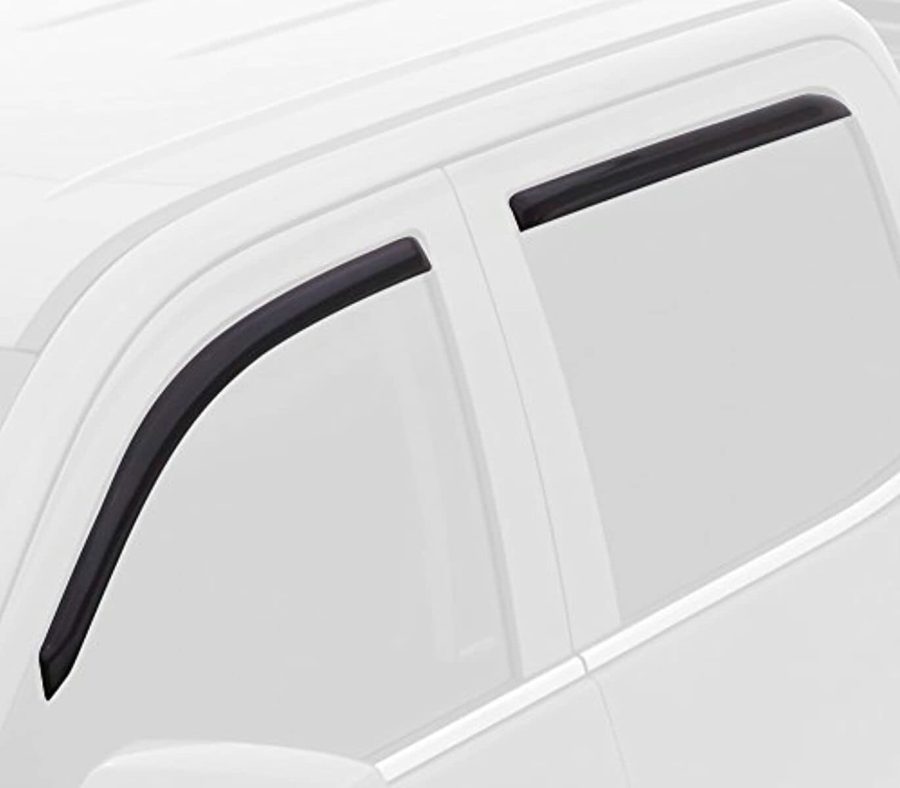 AVS 194373 In-Channel Ventvisor / Rain Guards | Fits 2012 - 2018 Ford Focus- Smoke, 4 pcs.