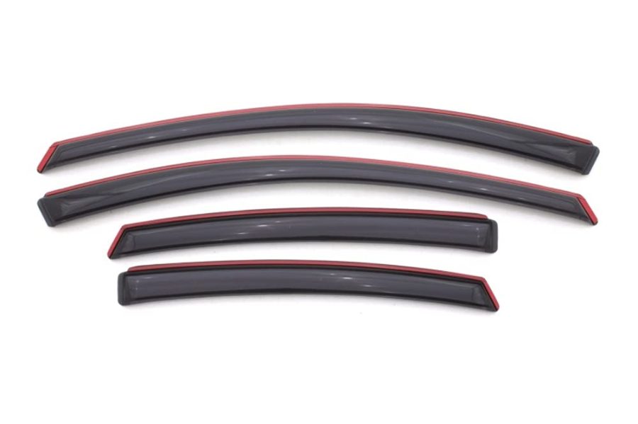 AVS 194529 In-Channel Ventvisor / Rain Guards | Fits 2013 - 2016 Dodge Dart- Smoke, 4 pcs.