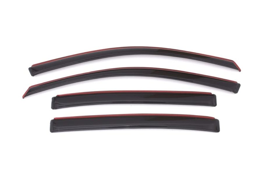 AVS 194535 In-Channel Ventvisor / Rain Guards | Fits 2013 - 2017 Honda Accord Sedan- Smoke, 4 pcs.