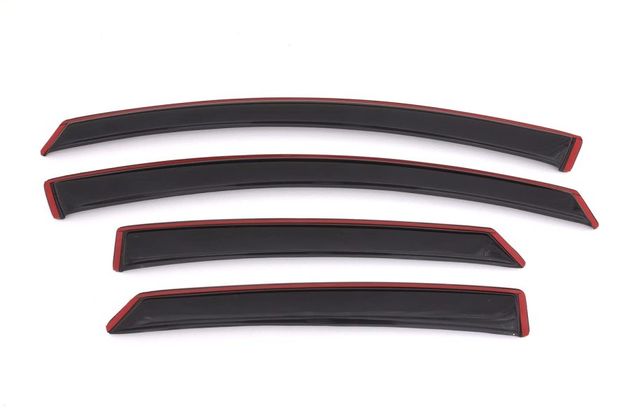 AVS 194714 In-Channel Ventvisor / Rain Guards | Fits 2013 - 2020 Ford Fusion- Smoke, 4 pcs.