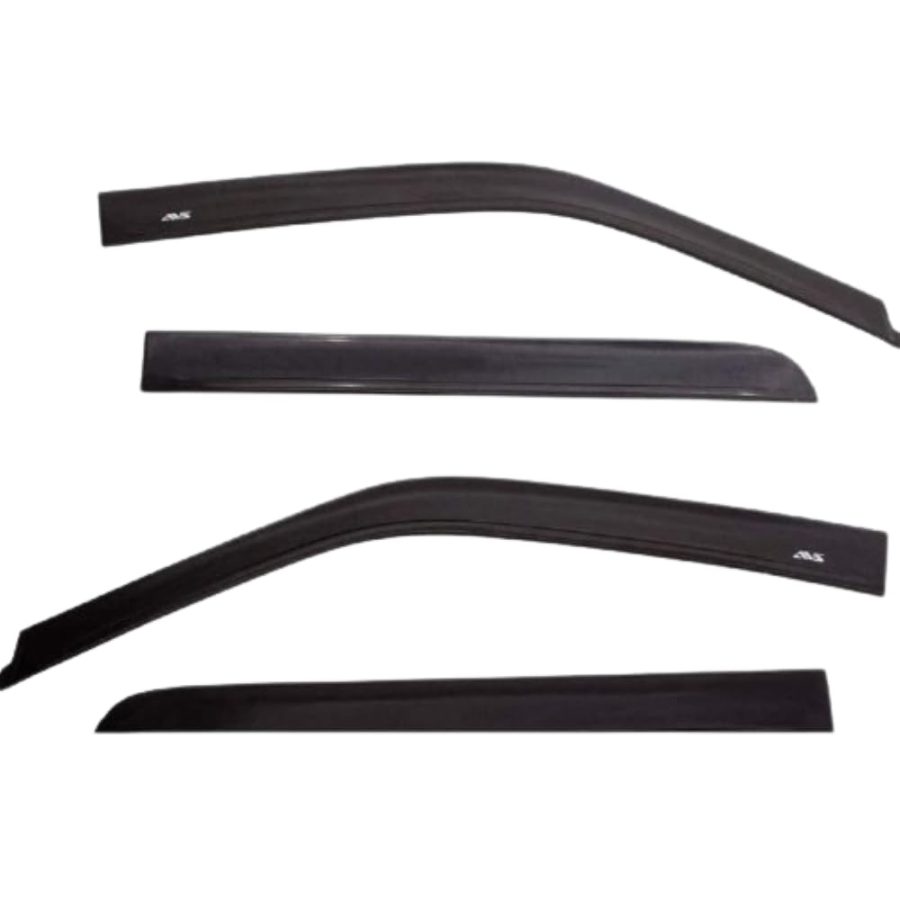 AVS 194768 In-Channel Ventvisor / Rain Guards | Fits 2016 - 2023 Toyota Tacoma Double Cab- Smoke, 4 pc.