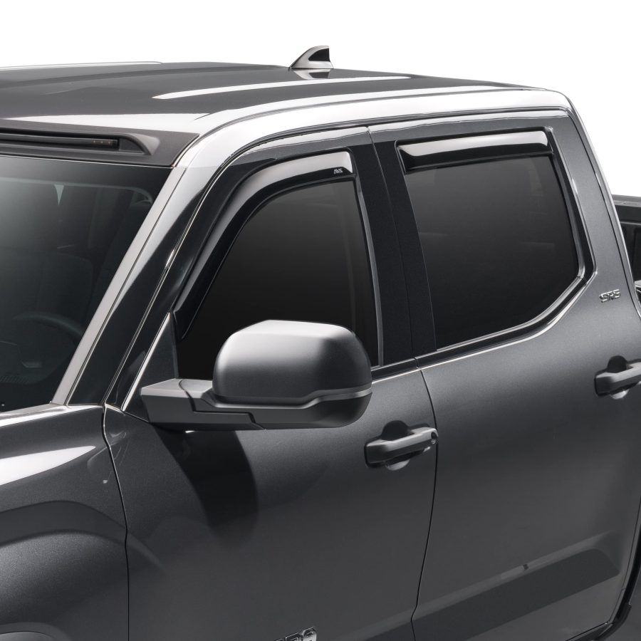 AVS 194788 In-Channel Ventvisor / Rain Guards | Fits 2022 - 2024 Nissan Frontier Crew Cab- Smoke, 4 pcs.