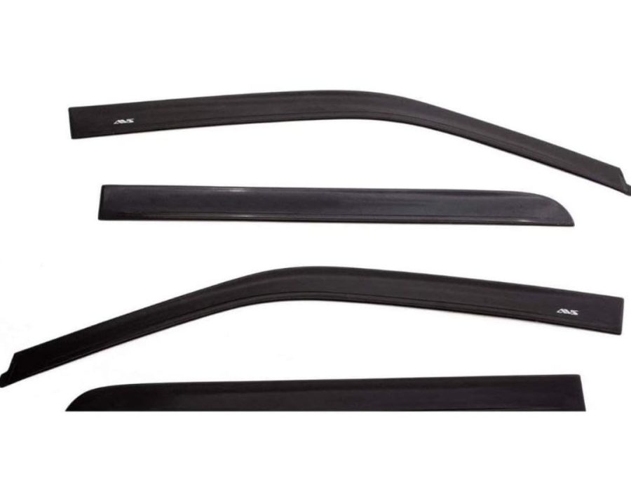 AVS 194805 In-Channel Ventvisor / Rain Guards | Fits 2019 - 2024 Chevrolet/GMC Silverado/Sierra 1500 (2022 LTD)2020-2024 Silverado/Sierra 2500 HD/3500 HD Crew Cab- Smoke, 4 pcs.