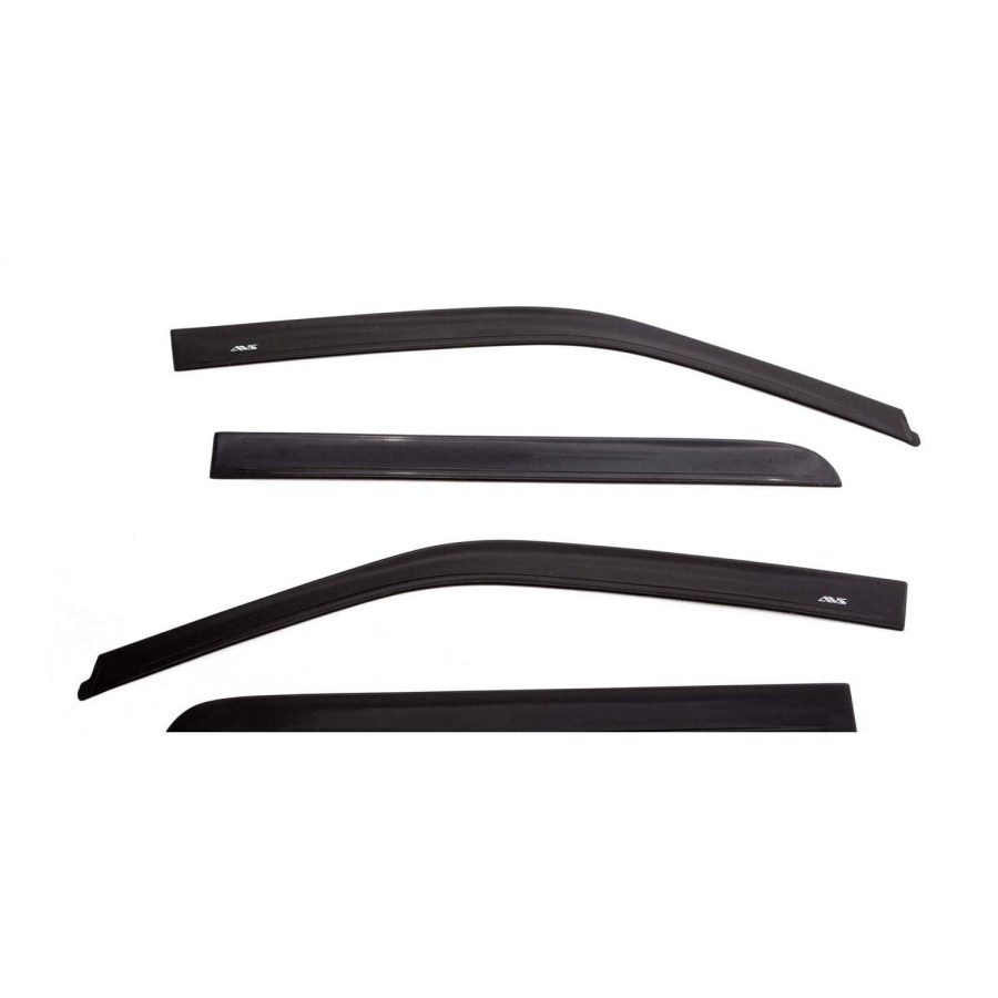 AVS 194818 In-Channel Ventvisor / Rain Guards | Fits 2019 - 2024 Ram 1500 Crew Cab- Smoke, 4 pcs.