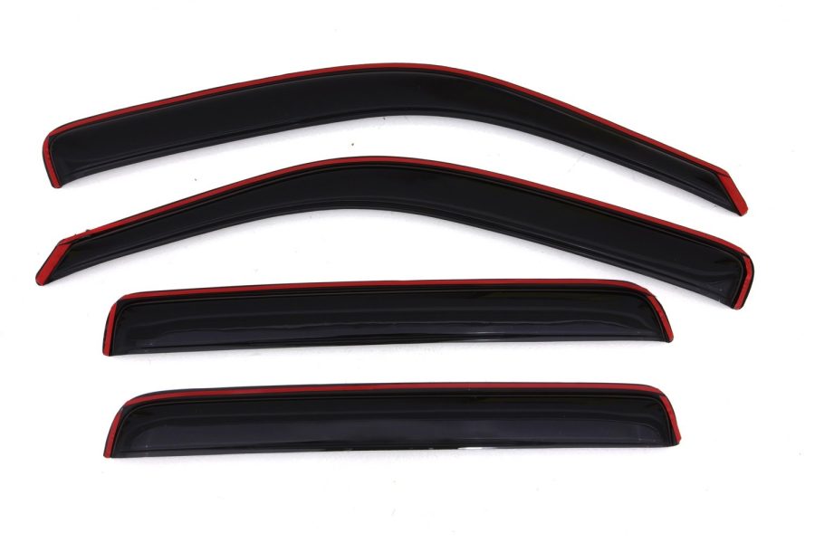 AVS 194832 In-Channel Ventvisor / Rain Guards | Fits 2006 - 2014 Honda Ridgeline- Smoke, 4 pcs.