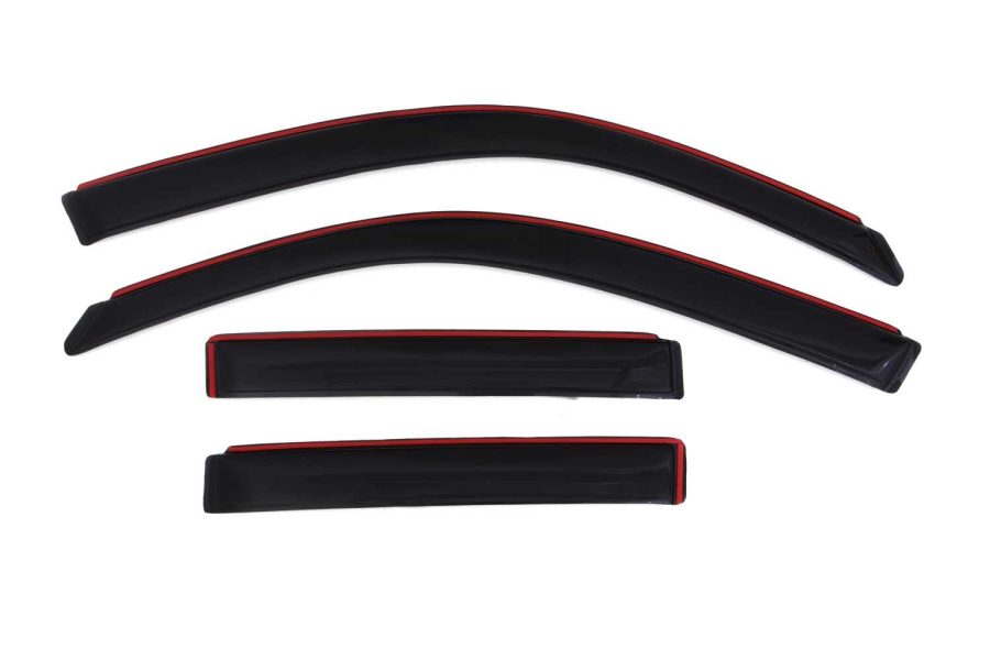 AVS 194924 In-Channel Ventvisor / Rain Guards | Fits 2003 - 2009 Toyota 4Runner- Smoke, 4 pcs.